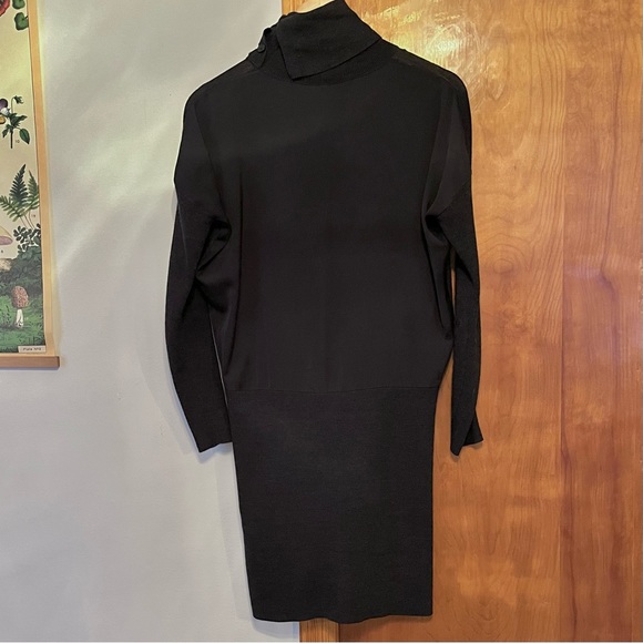Allsaints Merino silky dark grey Flik dress size small - Picture 4 of 8